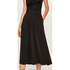 Silvian Heach - Spódnica. Czarne spódnice damskie Silvian Heach, l, bez wzorów, z elastanu, klasyczne, z standardowym stanem, maxi, rozkloszowane. Za 249.90 zł.