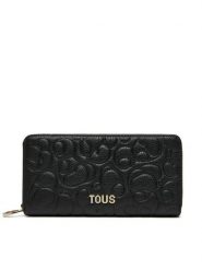 TOUS Portfel Greta 2002021151 Czarny. Czarne portfele damskie tous, ze skóry. Za 649.99 zł.
