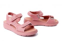 AZALEIA 18833 Greice soft papete AW292 dark nude, sandały damskie. Czerwone sandały damskie Azaleia, bez wzorów, bez obcasa, bez zapięcia. Za 169.91 zł.