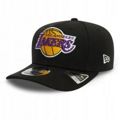 Czapka z daszkiem New Era 9FIFTY Los Angeles Lakers Stretch 11901827 M - L. Czarne czapki damskie New Era, na wiosnę, bez wzorów. Za 126.00 zł.
