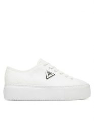 Guess Trampki FLTJO2 FAB12 Biały. Białe trampki i tenisówki damskie Guess, z aplikacjami, z materiału, bez zapięcia. Za 349.99 zł.