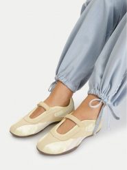 Reebok Baleriny CEOSS-ULTRA LO MARY JANE 100271637 Żółty jasny. Żółte balerinki damskie Reebok, bez wzorów, z materiału, bez obcasa, bez zapięcia. Za 299.99 zł.