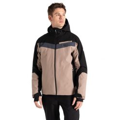 Męska Kurtka Narciarska Eagle II. Czarne kurtki sportowe męskie Dare 2B, m, bez wzorów, z materiału, z kapturem, narciarskie. Za 444.99 zł.