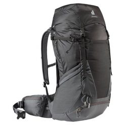 DEUTER Plecak FUTURA PRO 40 black graphite. Czarne plecaki damskie Deuter, bez wzorów, sportowe. Za 722.99 zł.
