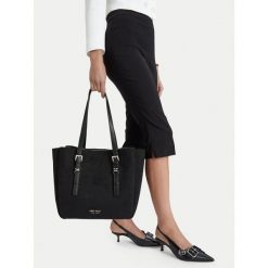 Torebka Nine West. Czarne shopperki damskie Nine West, bez wzorów, bez dodatków. Za 329.99 zł.