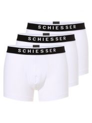 Schiesser Obcisłe bokserki pakowane po 3 szt. Mężczyźni Bawełna biały, 7. Białe bokserki męskie Schiesser, bez wzorów, z bawełny. Za 189.95 zł.
