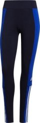 Adidas Legginsy damskie adidas Essentials Colorblock czarno-niebieskie GS6323. Czarne legginsy damskie Adidas, bez wzorów. Za 97.30 zł.