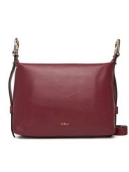 Furla Torebka WB01866-BX2045-0053S-1-007-20-CN Bordowy. Czerwone listonoszki damskie Furla, bez wzorów, ze skóry, bez dodatków. Za 1,769.00 zł.