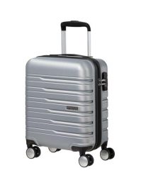 Walizka podróżna American Tourister Flashline Spinner 43 23. Szare walizki damskie American Tourister, bez wzorów, z materiału. Za 399.99 zł.