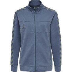 Bluza damska Hummel zip Lmove Classic. Niebieskie bluzy damskie Hummel, l, bez wzorów, sportowe, bez ramiączek, bez kaptura. Za 236.50 zł.