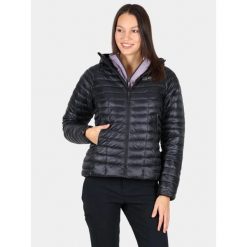 Kurtka Damska Mountain Hardwear Ghost Whisperer. Czarne kurtki sportowe damskie MOUNTAIN HARDWEAR, bez wzorów, z puchu, bez ramiączek, bez kaptura, trekkingowe. Za 1,599.00 zł.
