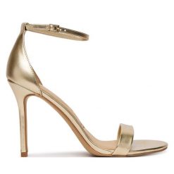 Sandały Aldo. Żółte sandały damskie Aldo, bez wzorów, bez obcasa, na szpilce, bez zapięcia. Za 339.99 zł.