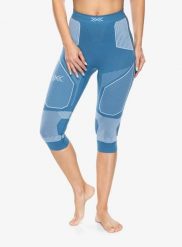 Legginsy termoaktywne damskie X-Bionic Energy Accumulator Light Pants 3/4. Niebieskie legginsy damskie X BIONIC, bez wzorów, z materiału. Za 679.99 zł.