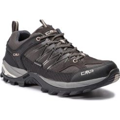 Trekkingi CMP - Rigel Low Trekking Shoes Wp 3Q54457 Arabica/Sand 69BM. Czarne trekkingi męskie CMP, z materiału, bez zapięcia. W wyprzedaży za 229.00 zł.