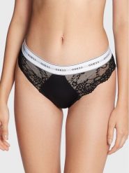 Guess Figi klasyczne Belle O2BE08 KBBT0 Czarny. Czarne majtki damskie Guess, z syntetyku. Za 109.99 zł.