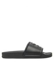 Off-White Klapki OWIC006S22MAT0011000 Czarny. Czarne klapki damskie OFF-WHITE, bez wzorów, z tworzywa sztucznego, bez obcasa, bez zapięcia. Za 879.00 zł.