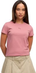 Puma Koszulka damska Puma Ess Centered Cat Logo Tee różowa 692916 48 XL. Czerwone bluzki damskie Puma, xl, bez wzorów, bez kołnierzyka, bez ramiączek. Za 98.99 zł.