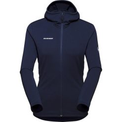 Bluza damska Mammut Aconcagua Light ML Hooded Jacket. Niebieskie bluzy damskie Mammut, m, bez wzorów, bez ramiączek, bez kaptura. Za 622.99 zł.