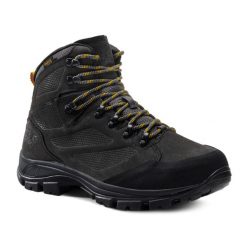 Buty trekkingowe męskie Jack Wolfskin Rebellion Texapore Mid. Czarne buty zimowe męskie Jack Wolfskin, bez wzorów, bez obcasa, bez zapięcia. Za 649.00 zł.