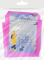 Płaszcz przeciwdeszczowy różowy. Czerwone płaszcze damskie MCD, bez wzorów, sportowe, bez kołnierzyka, bez kaptura. Za 31.05 zł.