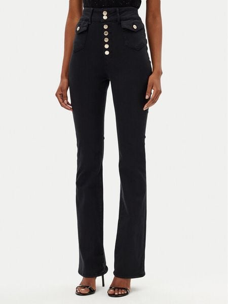 MET Jeansy M10 253PT Czarny Regular Fit. Czarne jeansy damskie MET, bez wzorów, z bawełny. Za 269.99 zł.