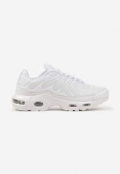 Białe Buty Sportowe Sneakersy Ozdobione Tłoczeniem Zalirae. Białe buty sportowe męskie Born2be, bez wzorów, z dresówki, bez zapięcia. Za 129.99 zł.