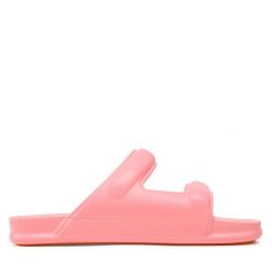 Klapki Melissa. Czerwone klapki damskie Melissa, bez wzorów, bez obcasa, bez zapięcia. Za 319.99 zł.