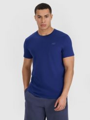 4F T-shirt regular gładki męski (2-pack) - multikolor M. T-shirty męskie 4F, m, bez wzorów, z bawełny, bez kołnierzyka, bez ramiączek. Za 89.99 zł.