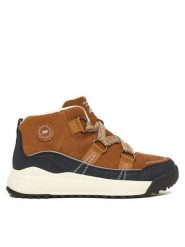 Skechers Botki Yana 180320/WTBK Biały. Białe botki damskie Skechers, bez wzorów, z materiału, bez obcasa, na płaskiej podeszwie, bez zapięcia. Za 319.99 zł.