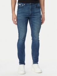 Calvin Klein Jeans Jeansy LV04RG794G Niebieski Skinny Fit. Niebieskie jeansy męskie Calvin Klein Jeans, z bawełny. Za 489.99 zł.