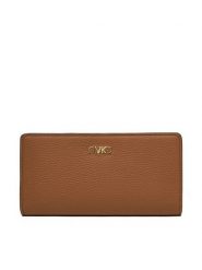 MICHAEL Michael Kors Portfel 32S5G8EF3L Brązowy. Brązowe portfele damskie MICHAEL Michael Kors, ze skóry. Za 459.99 zł.