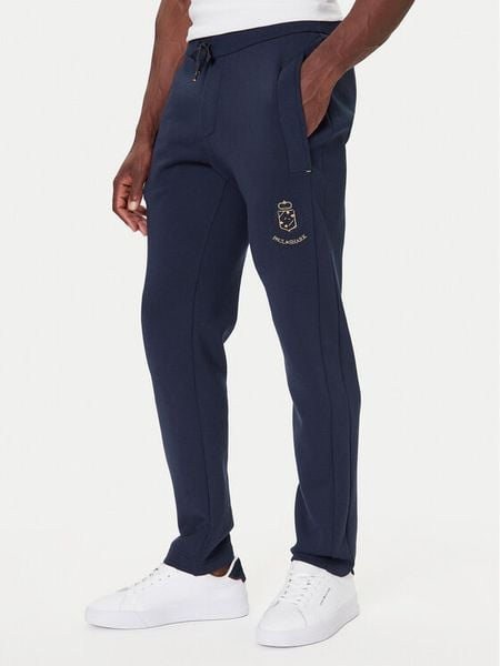 Paul&Shark Spodnie dresowe 15311824 Granatowy Regular Fit. Niebieskie spodnie sportowe męskie PAUL&SHARK, m, bez wzorów, z dresówki. Za 939.00 zł.