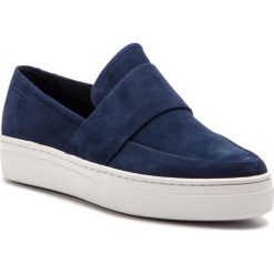 Półbuty VAGABOND - Camille 4346-240-64 Dk Blue. Niebieskie półbuty damskie Vagabond, bez wzorów, ze skóry, bez obcasa, bez zapięcia. W wyprzedaży za 249.00 zł.