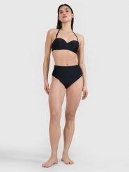 DÓŁ OD BIKINI DAMSKI STRÓJ KĄPIELOWY 4F XS F073. Czarne stroje kąpielowe damskie 4F, xs, bez wzorów, z materiału. Za 40.87 zł.