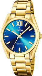 Zegarek Festina Zegarek damski Festina F20640-8 złoty. Żółte zegarki damskie Festina, złote. Za 599.00 zł.
