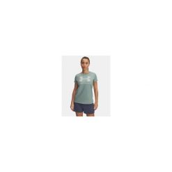 Koszulka Damska T-Shirt Damski Sportowy Under Armour Rival Logo Ss Xs. Zielone koszulki sportowe damskie Under Armour, xs, bez wzorów, bez ramiączek, do biegania. W wyprzedaży za 63.39 zł.