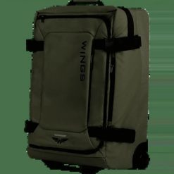 WINGS Walizka miękka średnia 24" ROOK dark green. Zielone walizki damskie Wings, bez wzorów, z materiału, średnie. Za 249.90 zł.
