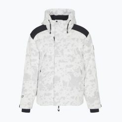 Kurtka narciarska męska EA7 Emporio Armani Ski Cortina Down. Białe kurtki sportowe męskie EA7 Emporio Armani, m, bez wzorów, z materiału, bez kaptura, narciarskie. Za 1,789.00 zł.