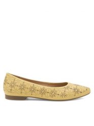 Lasocki Baleriny RST-KAJA-27 Żółty. Żółte balerinki damskie Lasocki, bez wzorów, ze skóry, bez obcasa, bez zapięcia. Za 169.99 zł.
