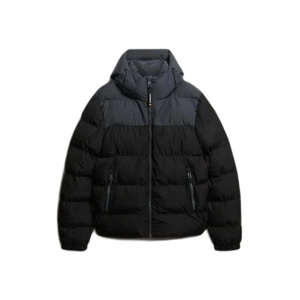 Kurtka puchowa Superdry. Zielone kurtki męskie Superdry, xl, bez wzorów, z puchu, klasyczne, z kapturem. Za 651.00 zł.