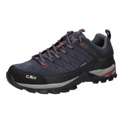 Buty trekkingowe męskie CMP Rigel. Szare trekkingi męskie CMP, z materiału, bez zapięcia. Za 399.99 zł.