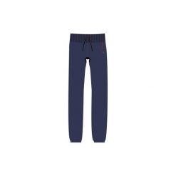 Legginsy Gym & Pilates Confort+ 500 damskie. Niebieskie legginsy damskie DOMYOS, bez wzorów, z bawełny. W wyprzedaży za 34.99 zł.