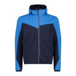 Kurtka z kapturem CMP. Niebieskie kurtki męskie CMP, bez wzorów, sportowe, z kapturem. W wyprzedaży za 364.95 zł.