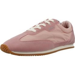 Buty ECOALF DENVER SNEAKER Rose. Czerwone obuwie trekkingowe damskie Ecoalf, ze skóry, bez zapięcia. Za 413.40 zł.