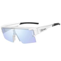 Polaryzowane okulary przeciwsłoneczne sportowe z ramką z poliwęglanu. Białe okulary przeciwsłoneczne damskie WEST BIKING. Za 151.60 zł.