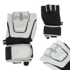 Rękawiczki na siłownie XTREXO GG2. Białe rękawiczki męskie TREXO, bez wzorów. Za 49.99 zł.