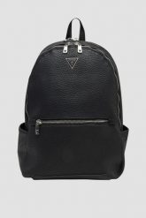 GUESS Czarny męski plecak Torino. Czarne plecaki męskie Guess, z aplikacjami, ze skóry ekologicznej, eleganckie. W wyprzedaży za 380.99 zł.