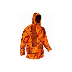 Kurtka myśliwska 3w1 WARM WTP 300 CAMO. Brązowe kurtki męskie SOLOGNAC, xl, bez wzorów, z materiału, bez kaptura. Za 529.99 zł.