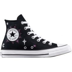 Adidasy Converse Chuck Taylor All Star Celestial, Dla obu płci. Czarne obuwie sportowe damskie Converse, bez wzorów, bez zapięcia. Za 490.00 zł.