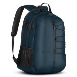 Plecak podróżny NILS NC4501 niebieski 20 l z przegrodą na laptop. Niebieskie plecaki męskie Nils, bez wzorów, z materiału, biznesowe. Za 89.00 zł.